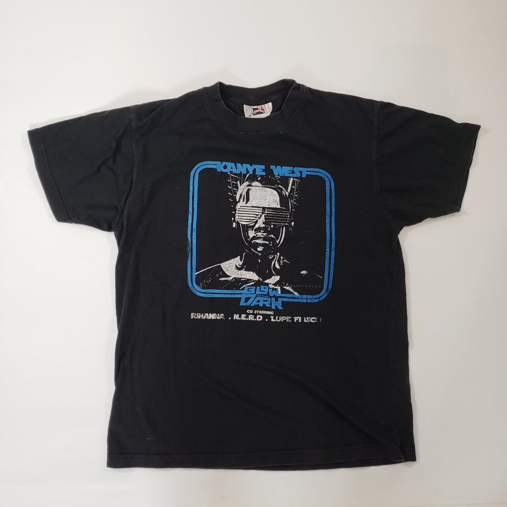 Kanye west glow in the dark tour  small size unisex 2008 rihanna nerd